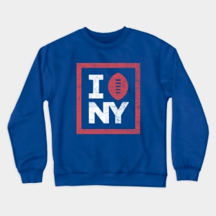 I Love The NY Football Giants Crewneck Sweatshirt